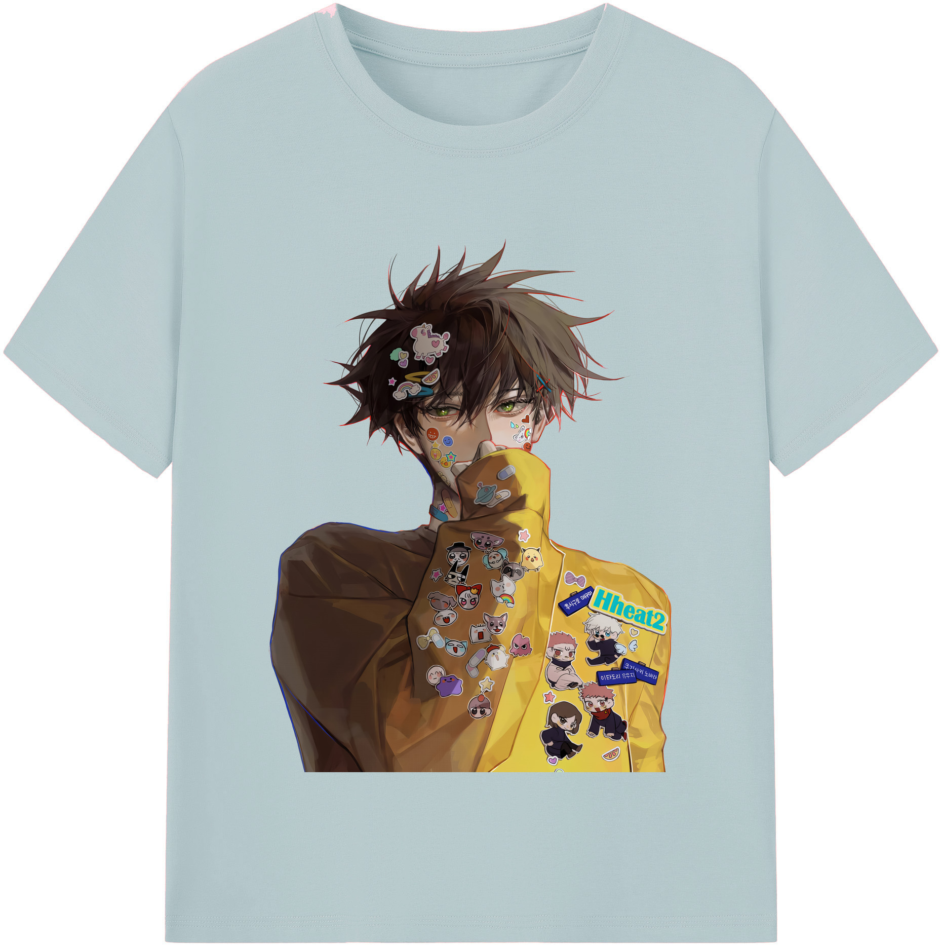（画像用） 呪術廻戦 Jujutsu Kaisen 綿100％半袖Tシャツ（フロントプリント）